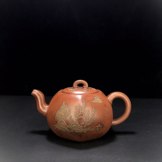 vintage chinese yixing purple clay teapot zisha ceremony teaware collection rare
