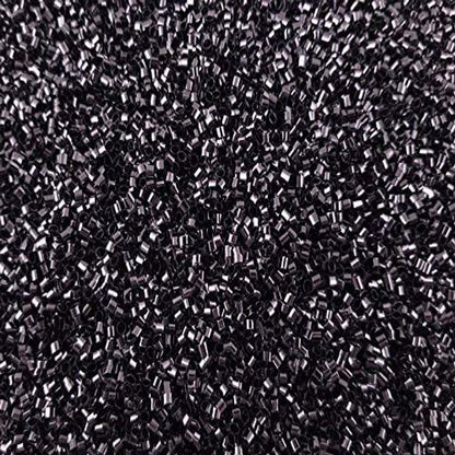 25 Gram Bag FLET Black Metallic Crispy Bingsu Beads for Crunchy Slime, Small