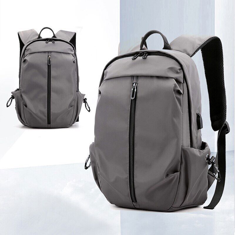 Backpack Men Travel Bag Backbag Light Fitness Male Bag Sports Bag Black Gray