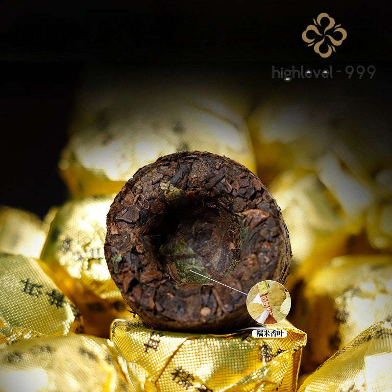 500g Ripe Pu'er Glutinous Aroma Independent Mini Tuocha Ancient Tree Tea Yunnan