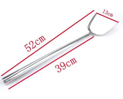 Kitchen Cooking Utensils Stainless Steel Wood Handle Big Long Spatula Soup Spoon