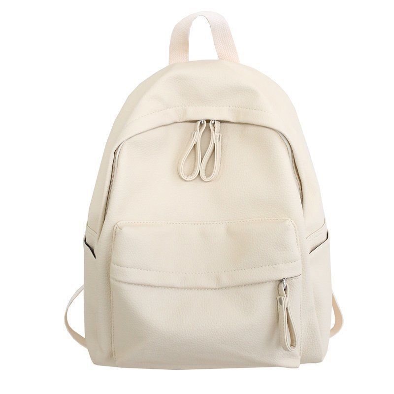 Synthetic Leather Backpack Laptop Bag Rucksack Blue/Purple School Bag 30*16*40CM