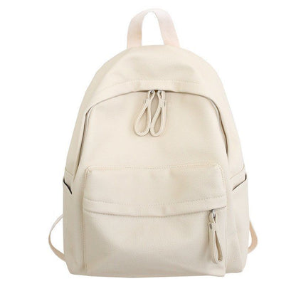 Synthetic Leather Backpack Laptop Bag Rucksack Blue/Purple School Bag 30*16*40CM