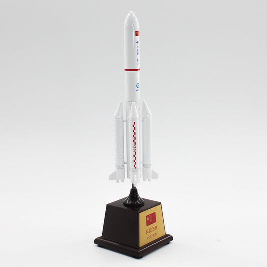 1:300 28CM China Long March CZ-5B Carrier Rocket Diecast Aerospace Model