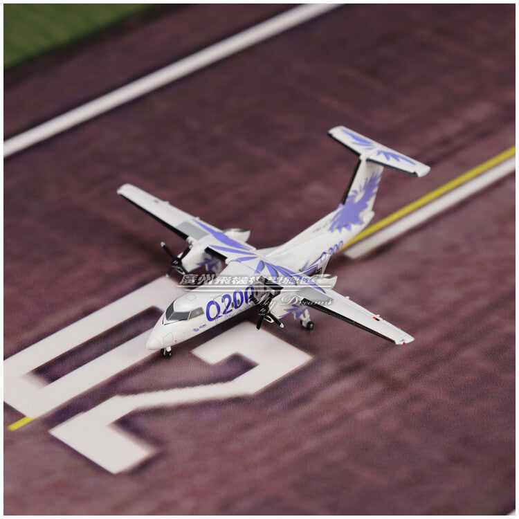 1:400 JC Wings De Havilland Canada Bombardier Dash 8 Q200 Airplane Diecast Model