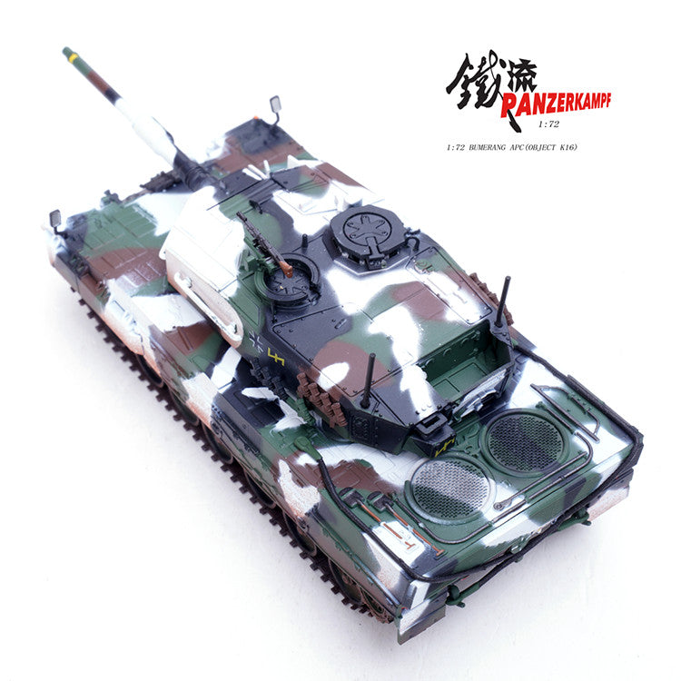 1/72 German Leopard 2A4 Main Battle Tank Model Decoration Winter Painting Model
