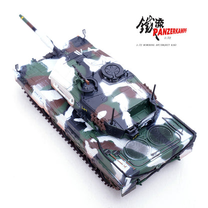 1/72 German Leopard 2A4 Main Battle Tank Model Decoration Winter Painting Model