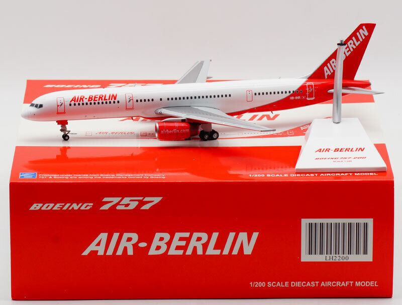 1:200 24cm JC Wings DutchBird BOEING 757-200 Passenger Airplane Diecast Model