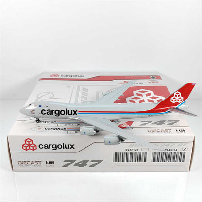 1:400 JC Wings cargolux BOEING B747-8 Passenger Airplane Diecast Model