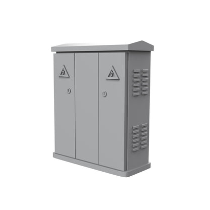 Yao's Studio LYT76011 1/76Power Transformer Cabinet Model Railroads Display Prop