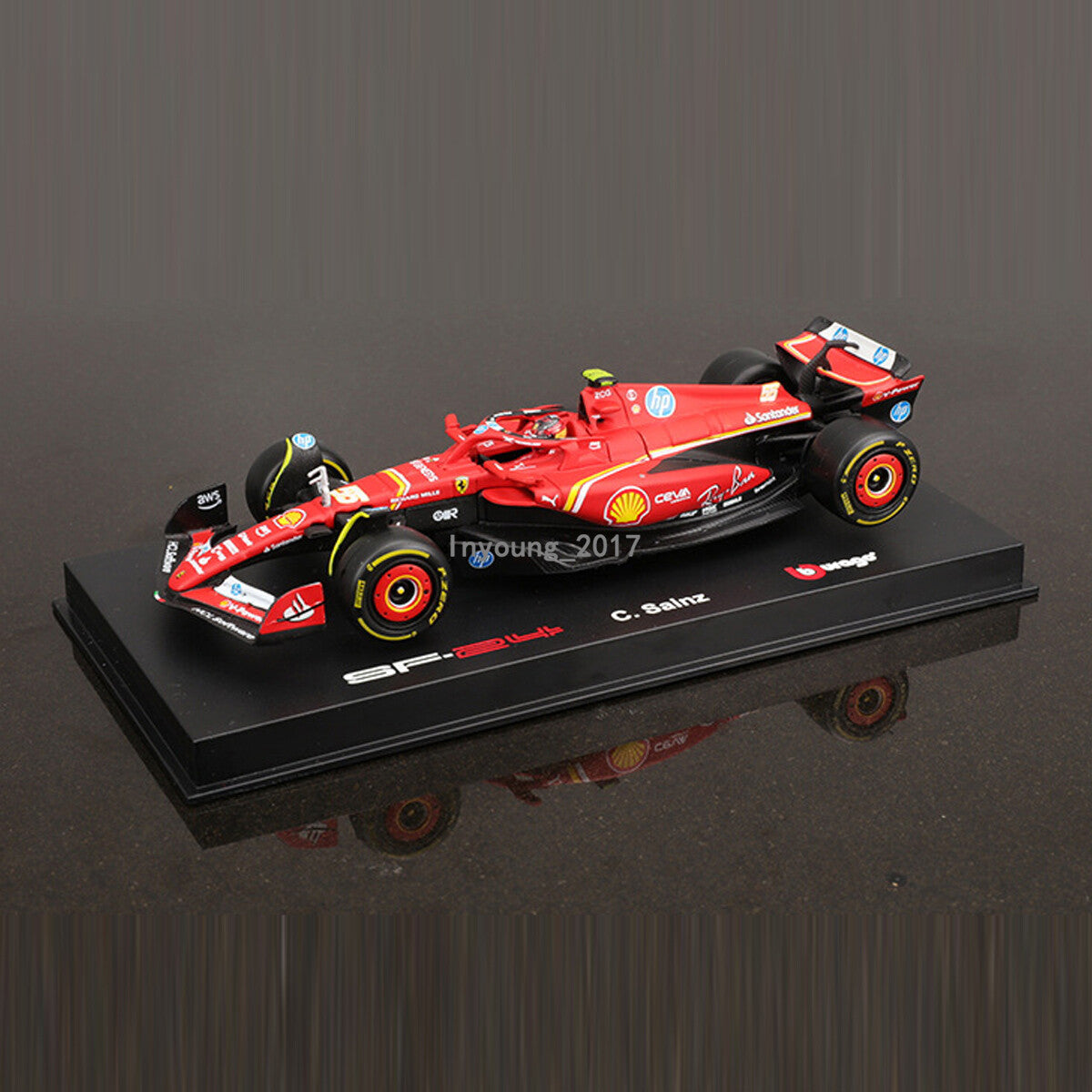 1/43 Ferrari SF-24 F1 Model Car Diecast 2024 Formula 1 Team Carlos Sainz 55