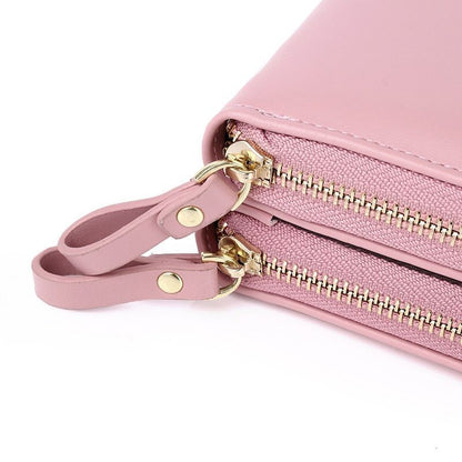 Crossbody Shoulder Bag Small Cellphone Purse Card Holder Wallet Polyester Pouch