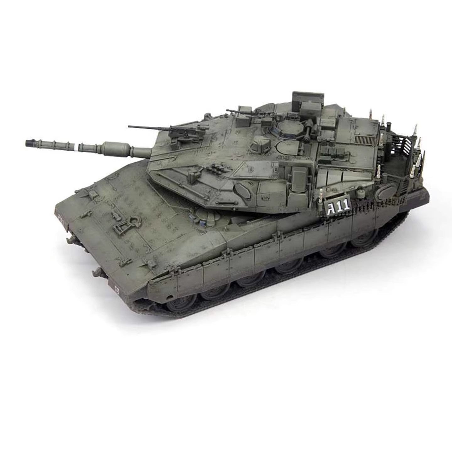 Homemade 1/72 Israel Merkava 4M Main Battle Tank Finished Model Ornament