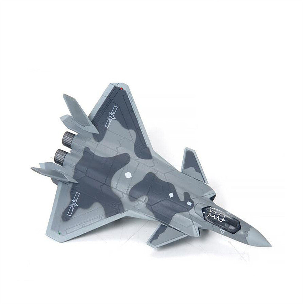 1:144 J-20 Aircraft Model Simulation Military Sciene Fighter Finished Ornaments