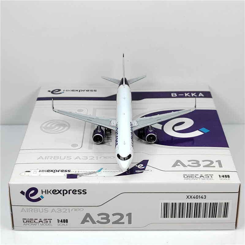 1:400 JC Wings HKEXPRESS AIRBUS A321neo Passenger Airplane Diecast Model