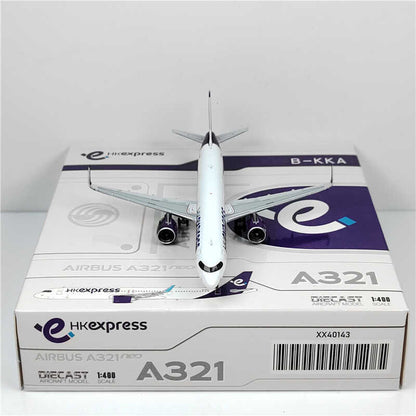 1:400 JC Wings HKEXPRESS AIRBUS A321neo Passenger Airplane Diecast Model