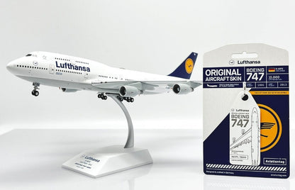 1:200 JC Wings Lufthansa BOEING B747-400F Passenger Plane Diecast Aircraft Model