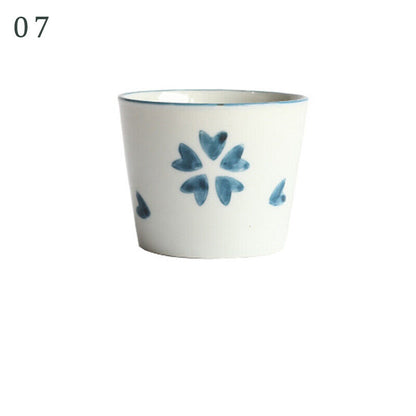 Japanese Style Ceramic Tableware Straight Cup Porcelain Tea Cup Sake Mug GIft
