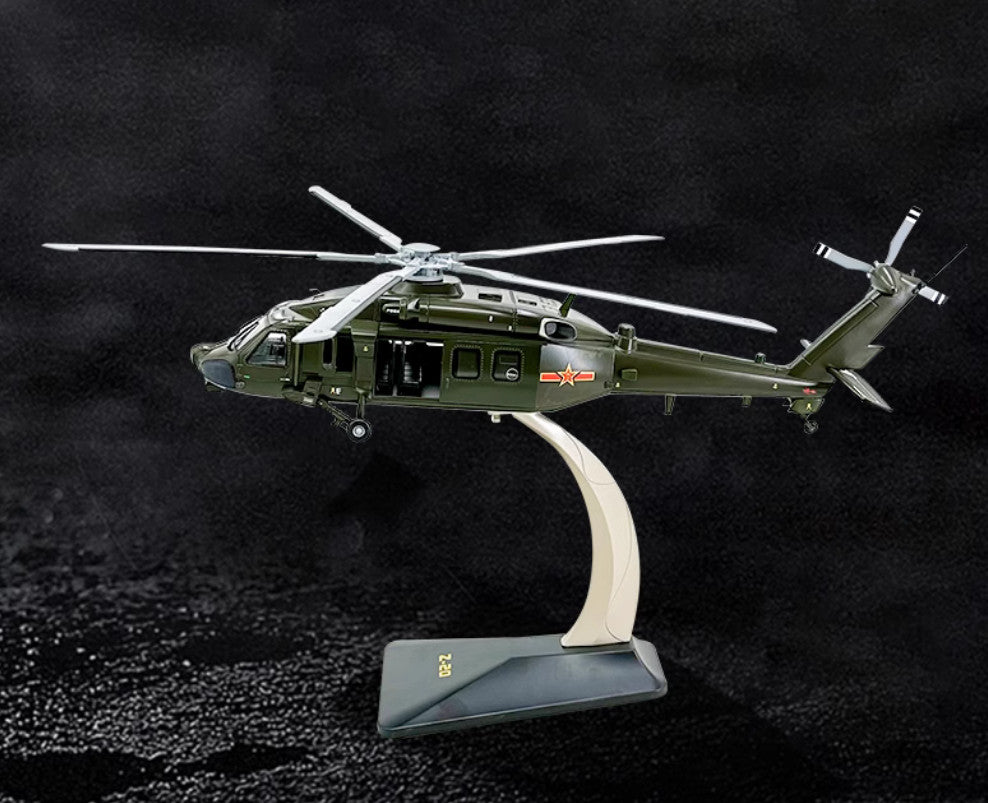46CM 1:28 CHINA Z-20 Helicopter Plane Airplane Diecast Military Aircraft Model