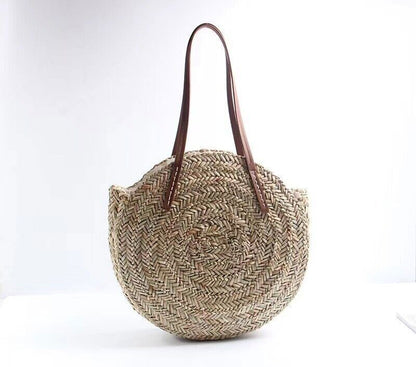 Straw Bag for Womens Summer Beach Bag Woven Tote Bag Large Rattan Shoulder Bag
