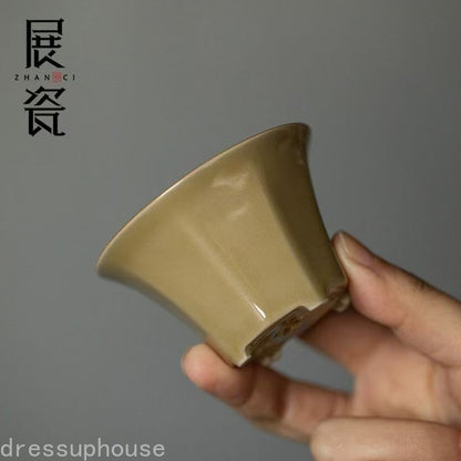 Chinese Porcelain Tea Cup : Ding Ware Tea Cup Tea Set