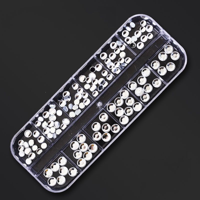 Nail Art Decor 12Design Box 3D Irregular Abalone Seashell Fragment Flakes Charms