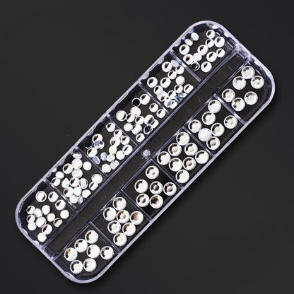Nail Art Decor 12Design Box 3D Irregular Abalone Seashell Fragment Flakes Charms