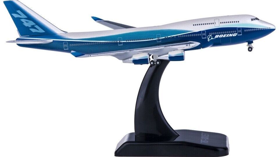 1:500 Hogan BOEING 747-400 Passenger Aircraft Diecast Plane Airplane Model