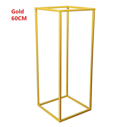 Event Decoration Prop Iron Rustproof Art Flower Rack Wedding Vases Column Stands