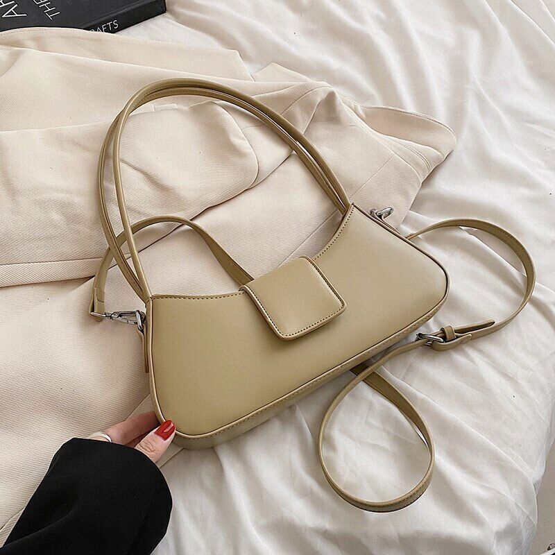 PU Leather Crossbody Side Bag Women Fashion Shoulder Handbag Purses