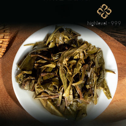 357g Raw Pu'er Yunnan 2017 Bingdao Qi Zi Round Compressed Tea Cake