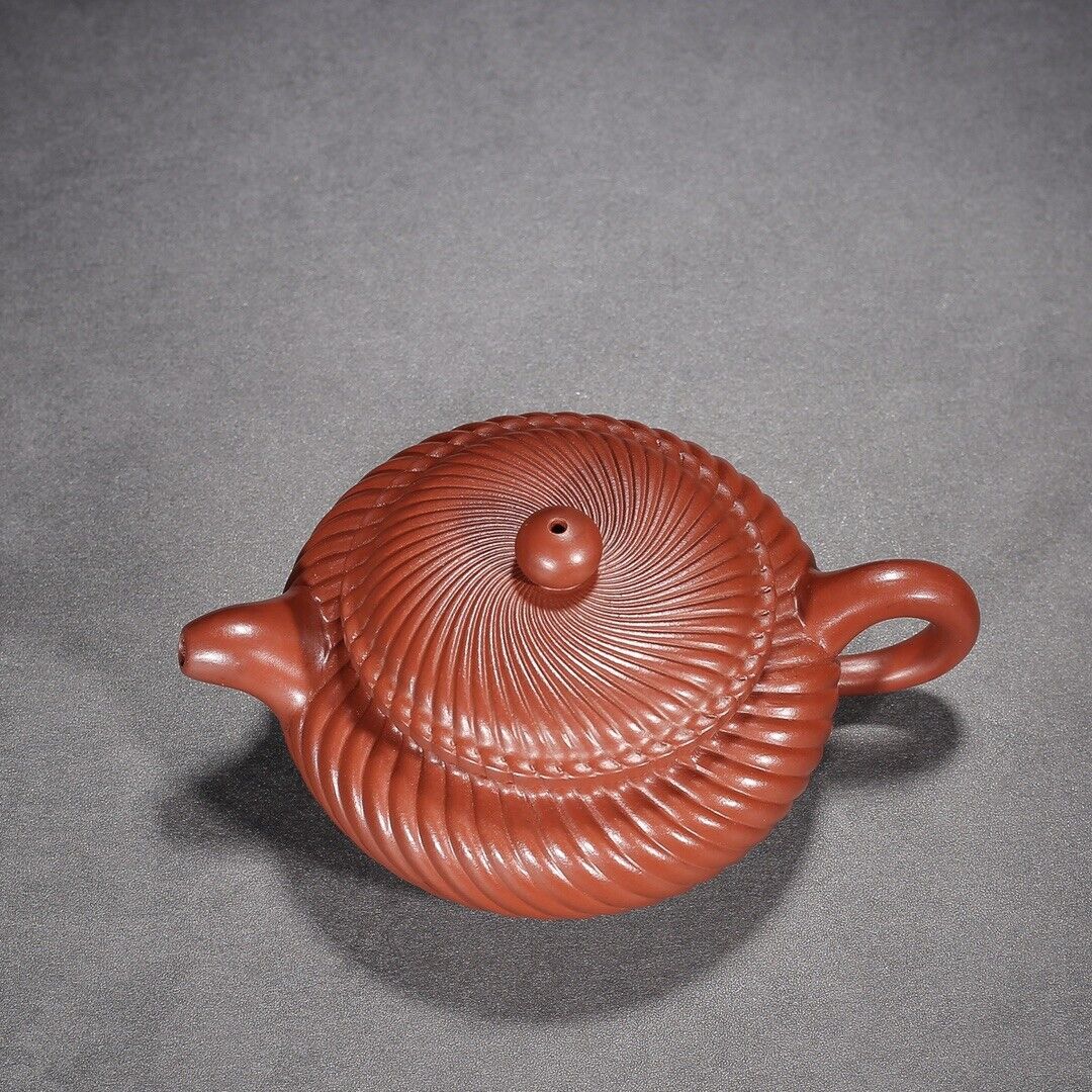 Chinese Yixing Zisha Clay Handmade Exquisite Teapo （仿古 底款：景舟制陶）