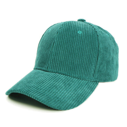 Unisex Corduroy Baseball Cap Snapback Hat Trucker Hat Peaked Cap Adjustable*US