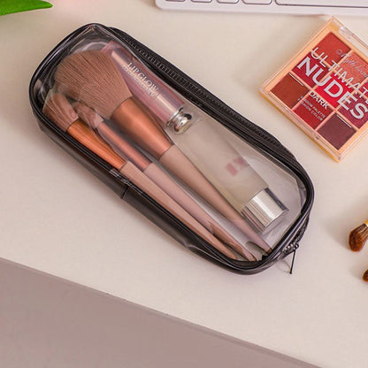 Transparent Cosmetic Bag Makeup Brushes Organizer Travel Waterproof Storage Case
