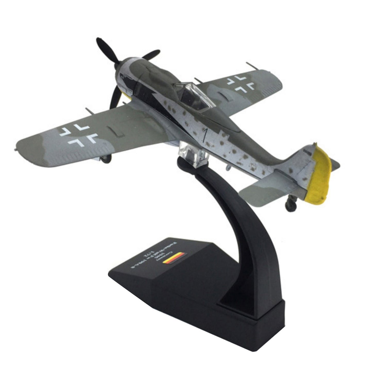 1/72 Scale WWII German Focke-Wulf Fw 190A-8 WüRger Fighter Plane Model Toy Decor
