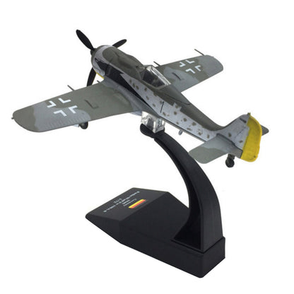 1/72 Scale WWII German Focke-Wulf Fw 190A-8 WüRger Fighter Plane Model Toy Decor