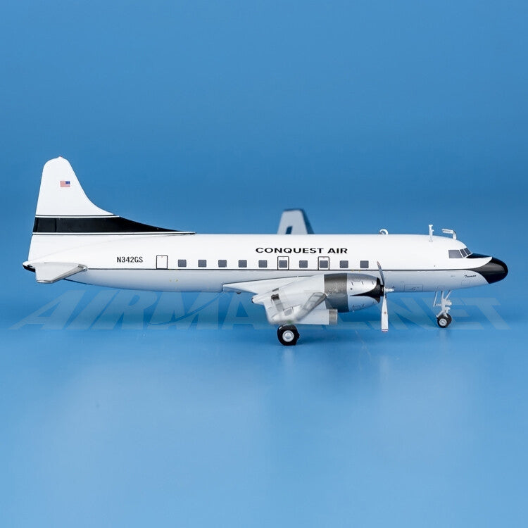 1:200 GeminiJets Conquest Air Convair C-131F (CV-340) Diecast Aircraft Model