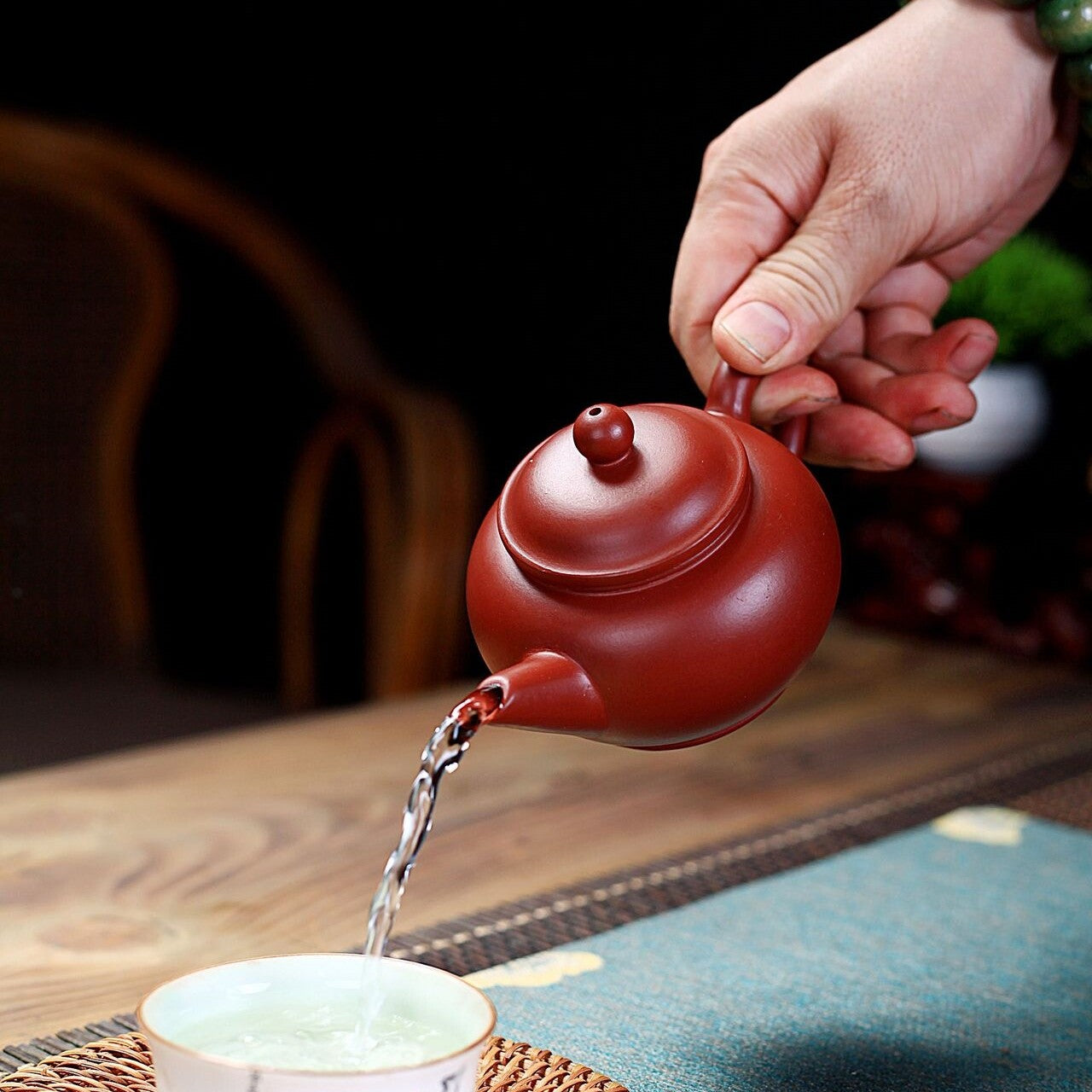 6.8oz Handmade Tea Pot Sold At A Loss Real Yixing Zisha Dahongpao Clay Level Pot