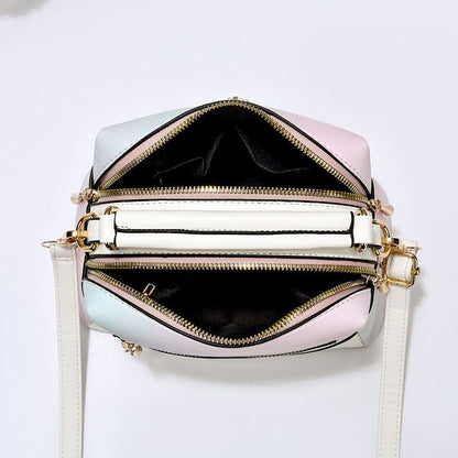 Fashion Bag Gradient Small Tote Crossbody Purse Shoulder Crossbody Bag Polyester