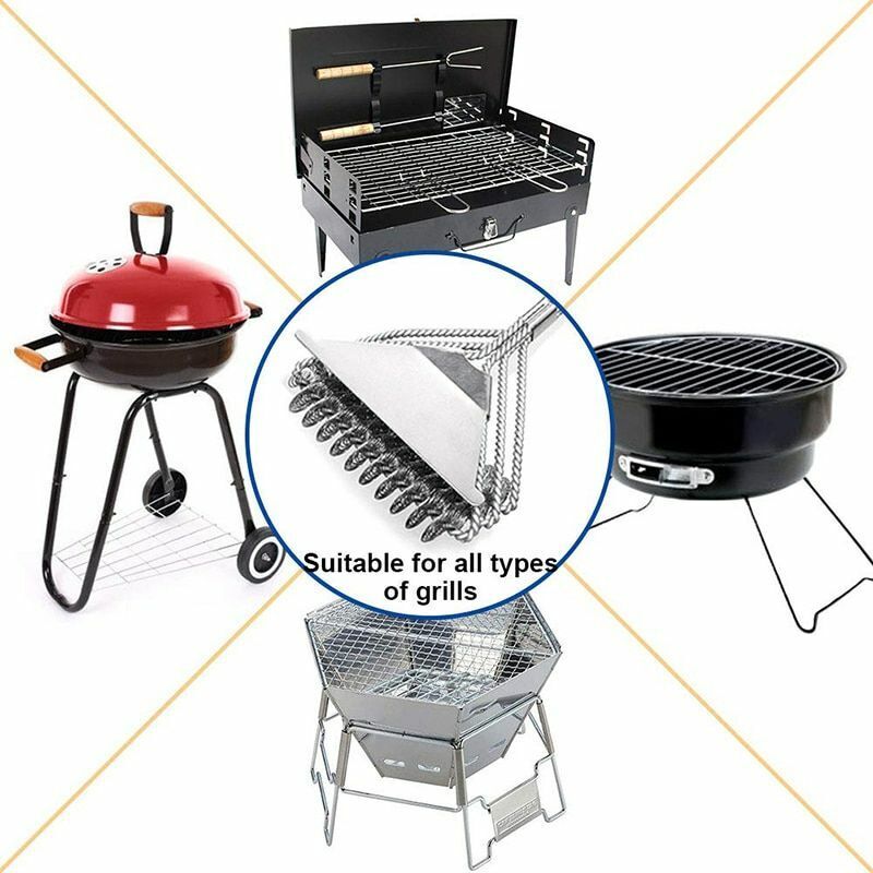 Grill Brush Scraper BBQ Cleaner Tools Weber Ideal Barbecue Accessories Stain Gas