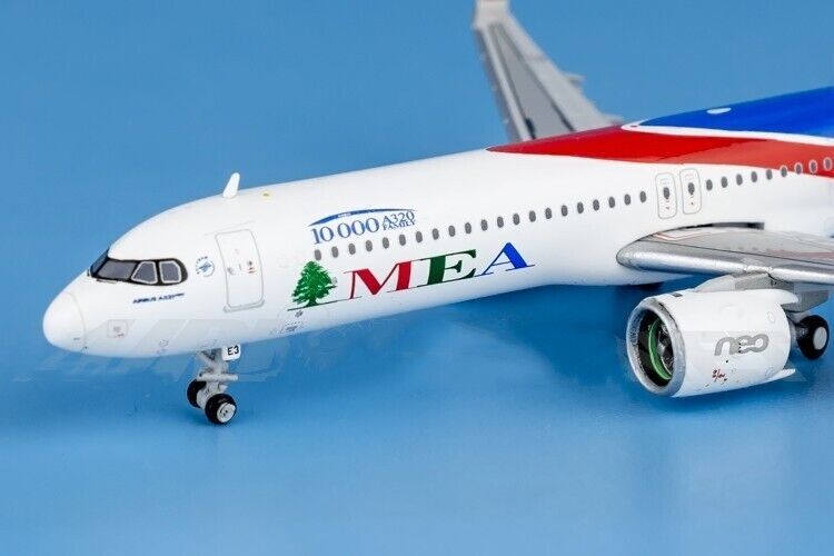 1:400 JC Wings MEA AIRBUS A321neo Passenger Airplane Diecast Aircraft Model