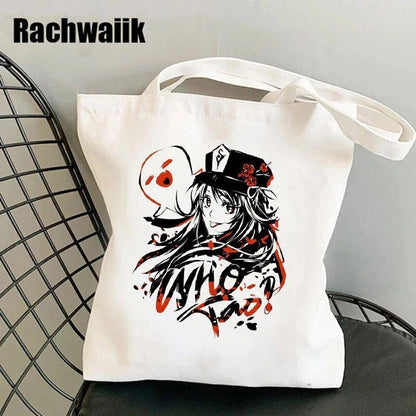 Shopping Bag Graphic Tote Purse Canvas Shoulder Bag Eco Large-capacity Polyester