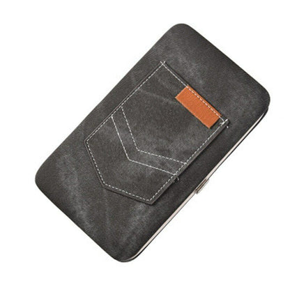 Women's Purse PU Leather Wallet Bag Card&ID Money Clamps Cash Clip Billfold Lady