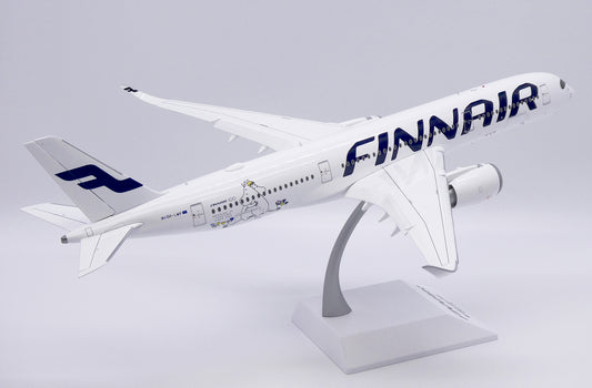 1:200 34CM JC Wings FINNAIR AIRBUS A350-900XWB Flap Down Airplane Diecast Model