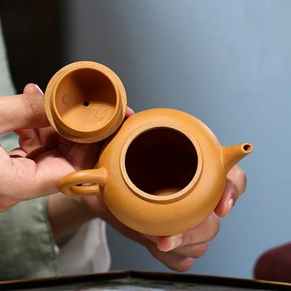Yixing Purple Clay Tea Pot Zisha Handmade Tea Set Tea Infuser Kettle
