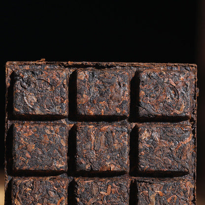 200g Yunnan Menghai Large Tree Dry Storage Hand Brewed Tea Ripe Tea Brick