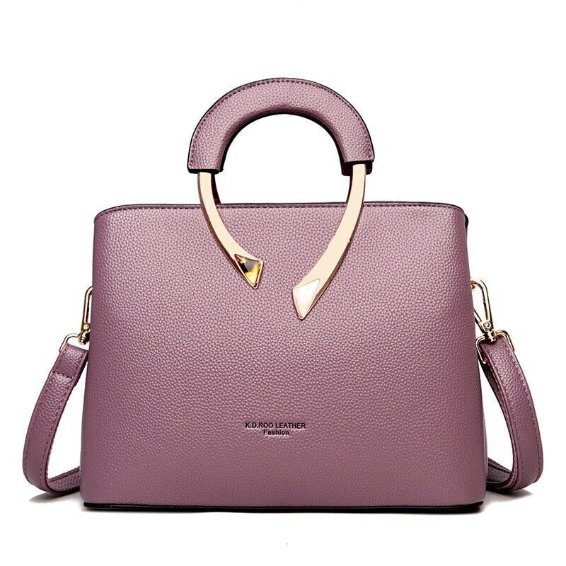 High Quality Leather Luxury Vintage Messenger Women Crossbody Shoulder Handbags