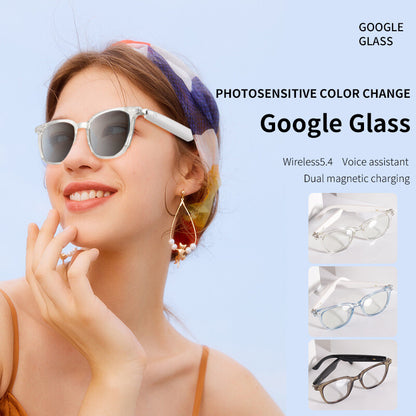 New fashion Bluetooth audio smart glasses Sunglasses Open earbuds 2 speakers