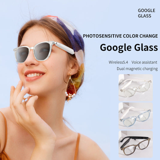 New fashion Bluetooth audio smart glasses Sunglasses Open earbuds 2 speakers