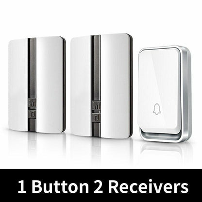 Wireless Doorbell Waterproof Self-powered Smart Door Bell No Battery Required